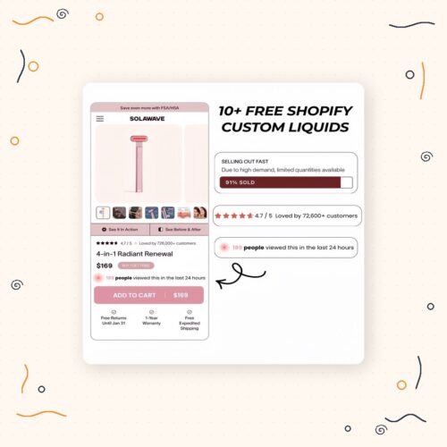 10+ Liquid Sections Pack