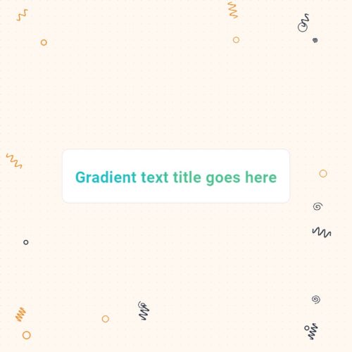 Gradient Text Effect