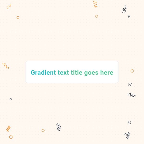 Gradient Text Effect