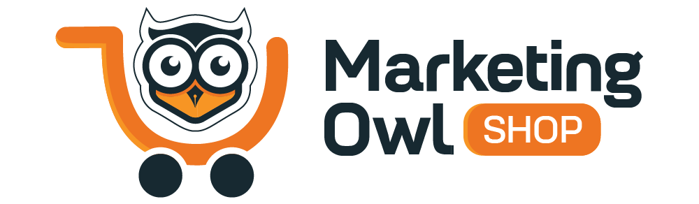 shop marketing owl logo